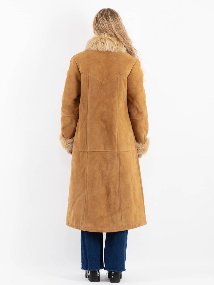 Vintage 70's Women Sheepskin in BrownV9855