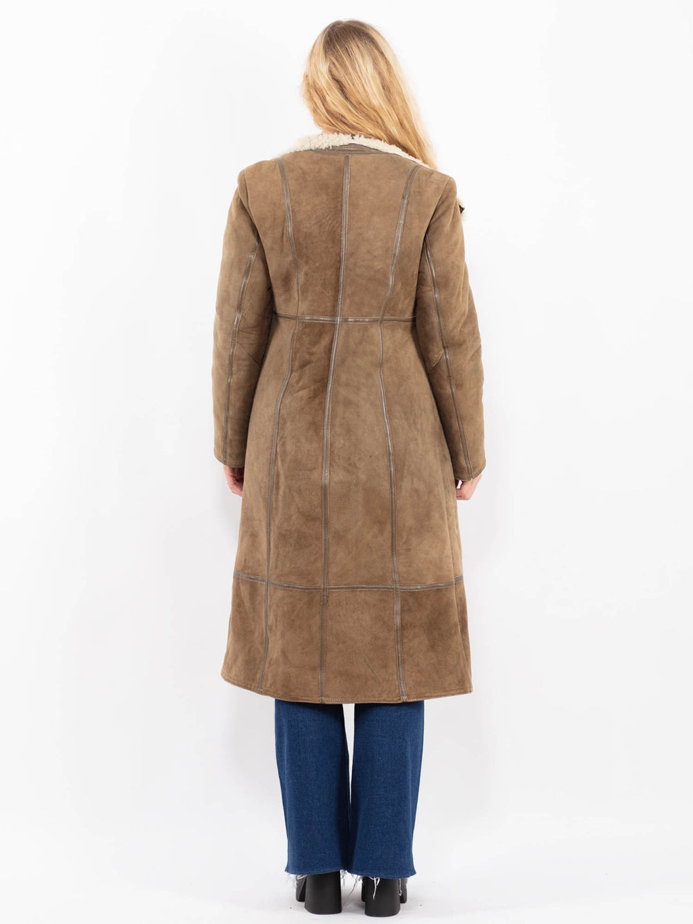 Vintage 70's Women Sheepskin in BrownA0471