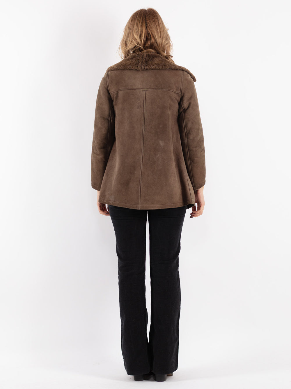 Vintage 70's Women Sheepskin in Brown