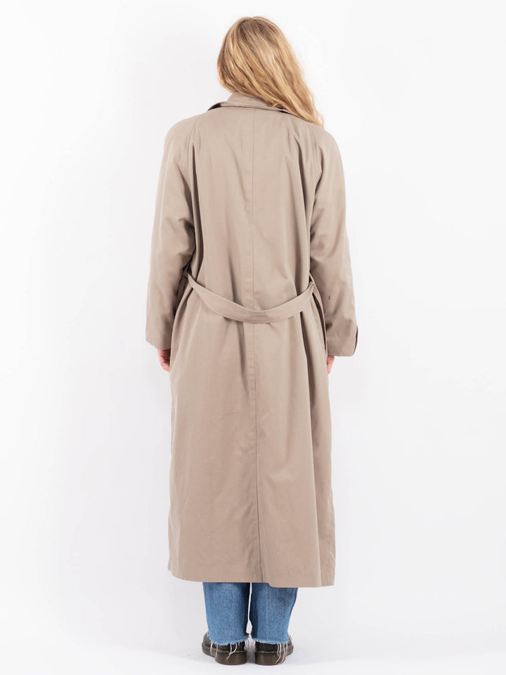 Vintage 70's Women Trench Coat in BeigeV9445
