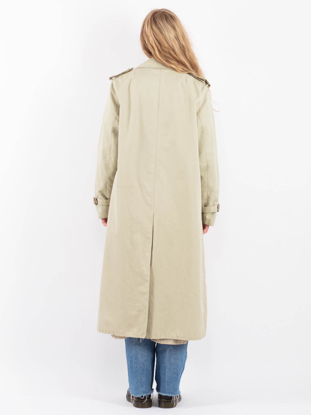 Vintage 70's Women Trench Coat in BeigeV9446