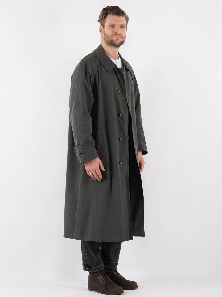 Vintage 80's Men Mac c in GrayZ825