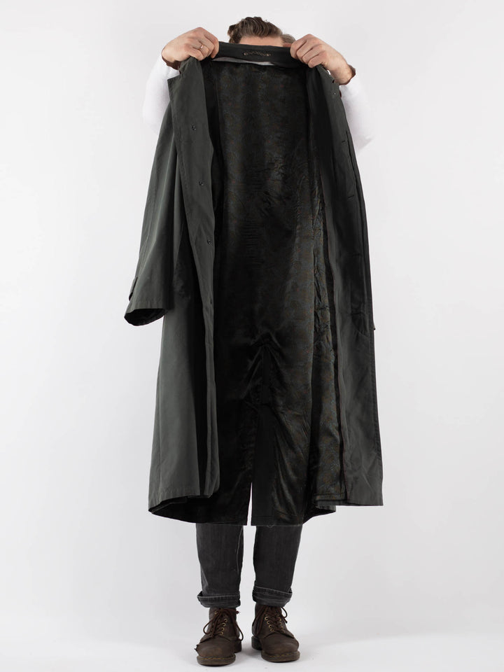 Vintage 80's Men Mac c in GrayZ825