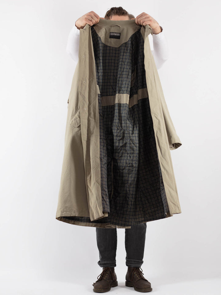 Vintage 80's Men Mac in BeigeZ831