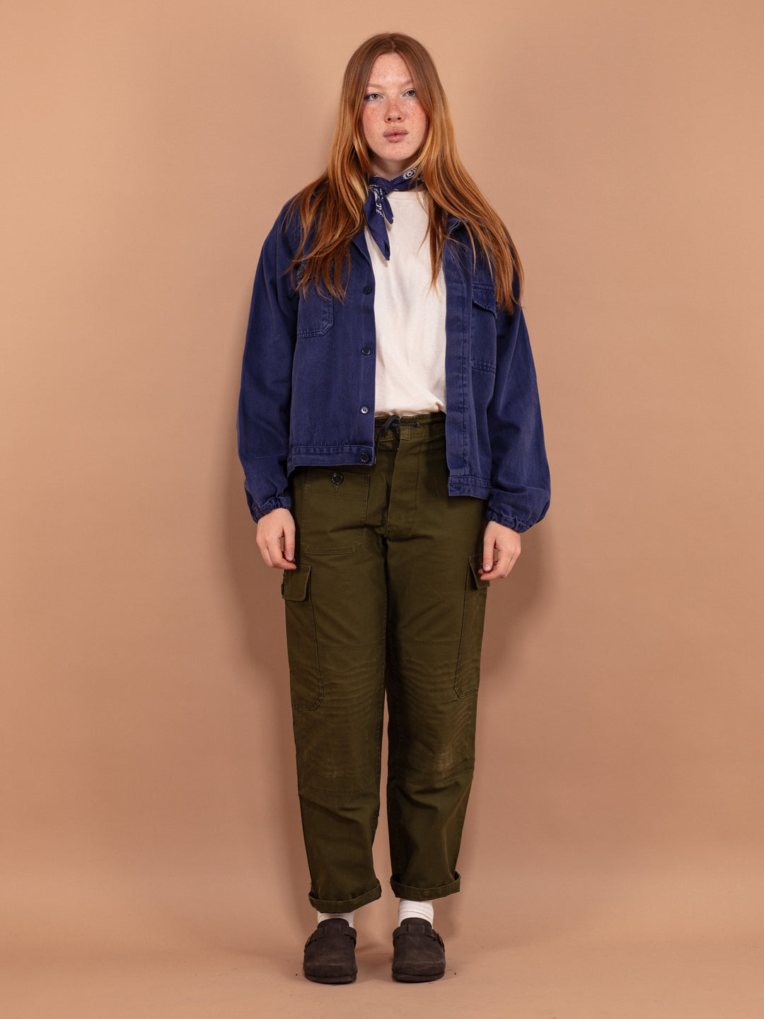 Vintage 80's Women Cropped Work Jacket - NorthernGrip