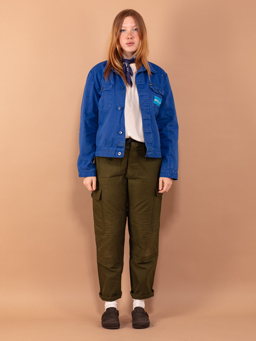 Vintage 80's Women Distressed Work Jacket - NorthernGrip