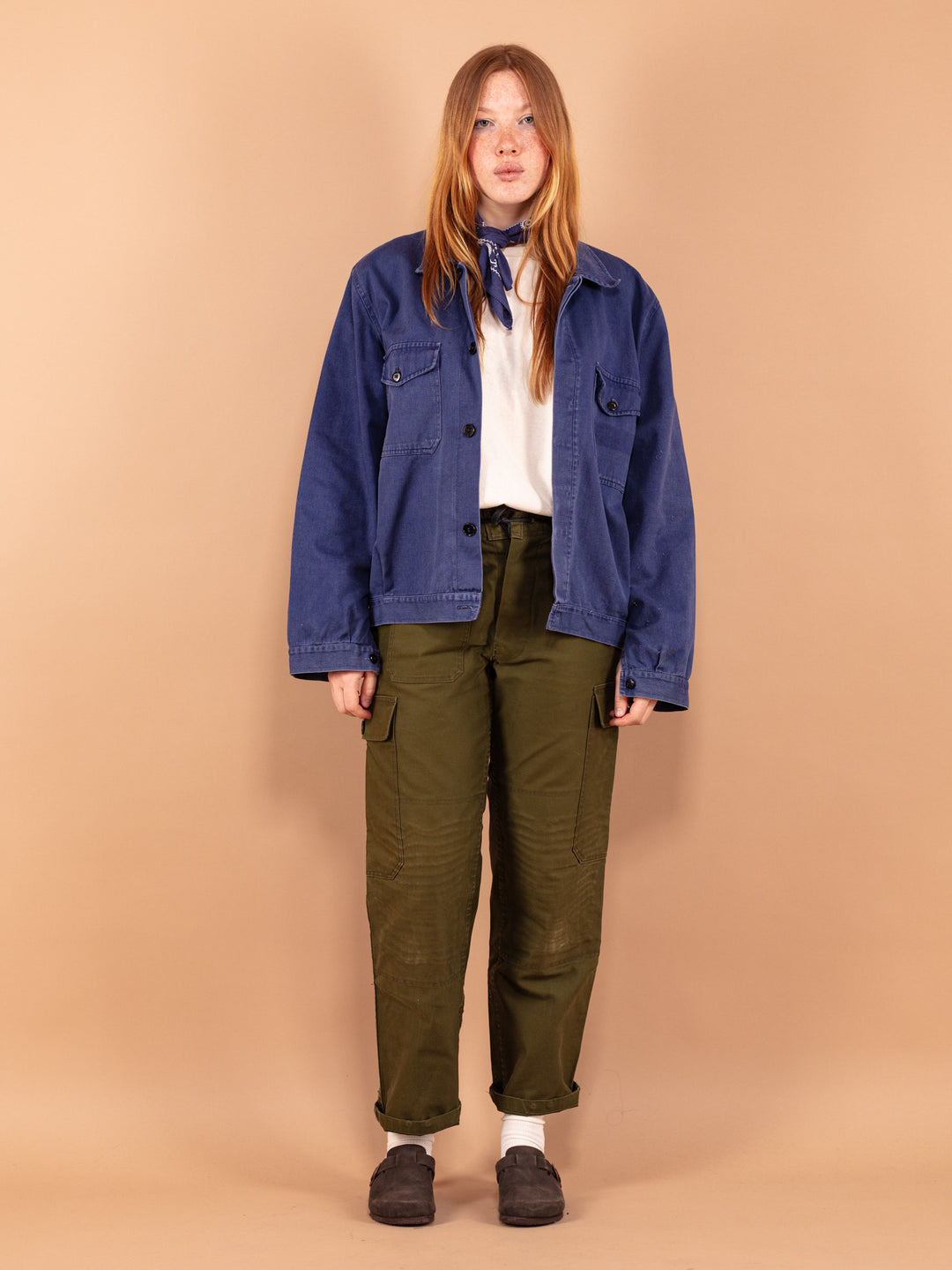 Vintage 80's Women Cropped Work Jacket - NorthernGrip