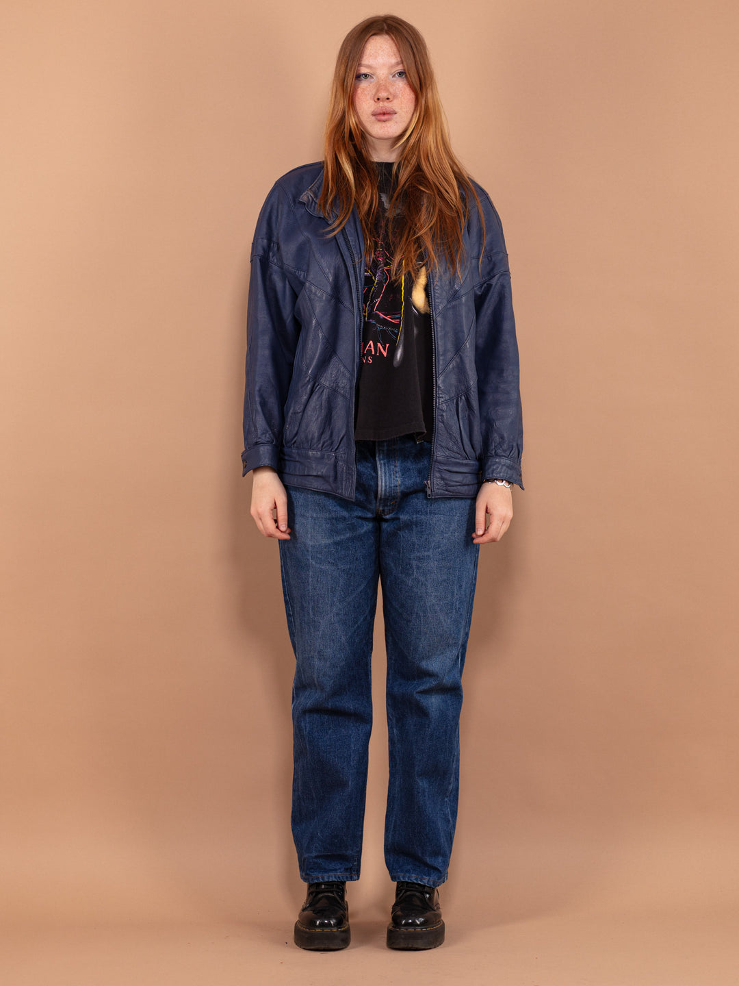 Vintage 80's Women Leather Jacket - NorthernGrip