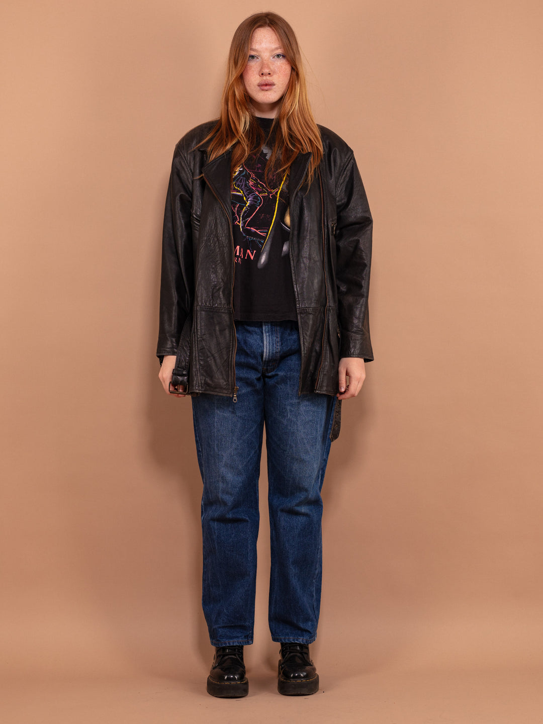 Vintage 80's Women Leather Jacket - NorthernGrip