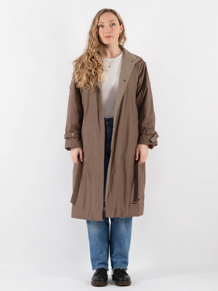 Vintage 80's Women Trench Coat in BeigeV9359
