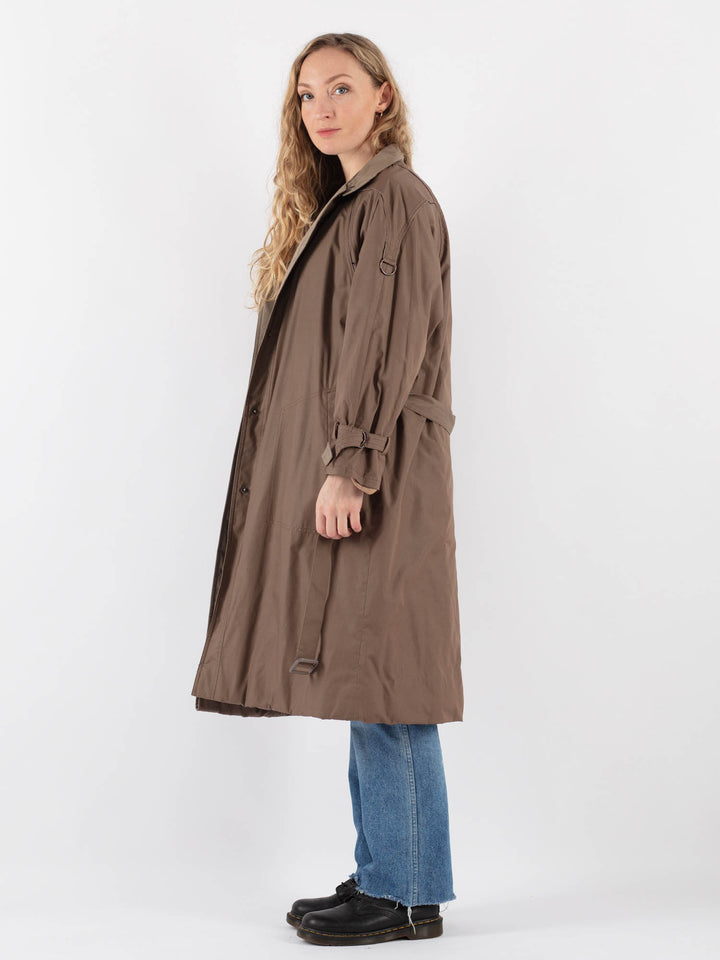 Vintage 80's Women Trench Coat in BeigeV9359