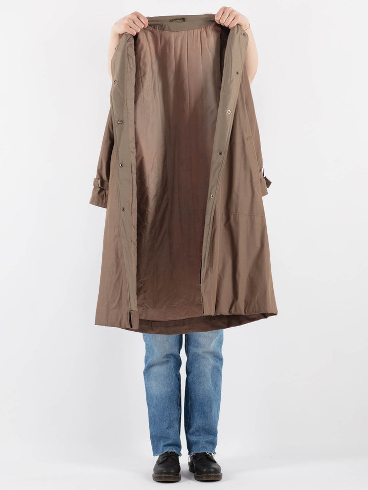 Vintage 80's Women Trench Coat in BeigeV9359