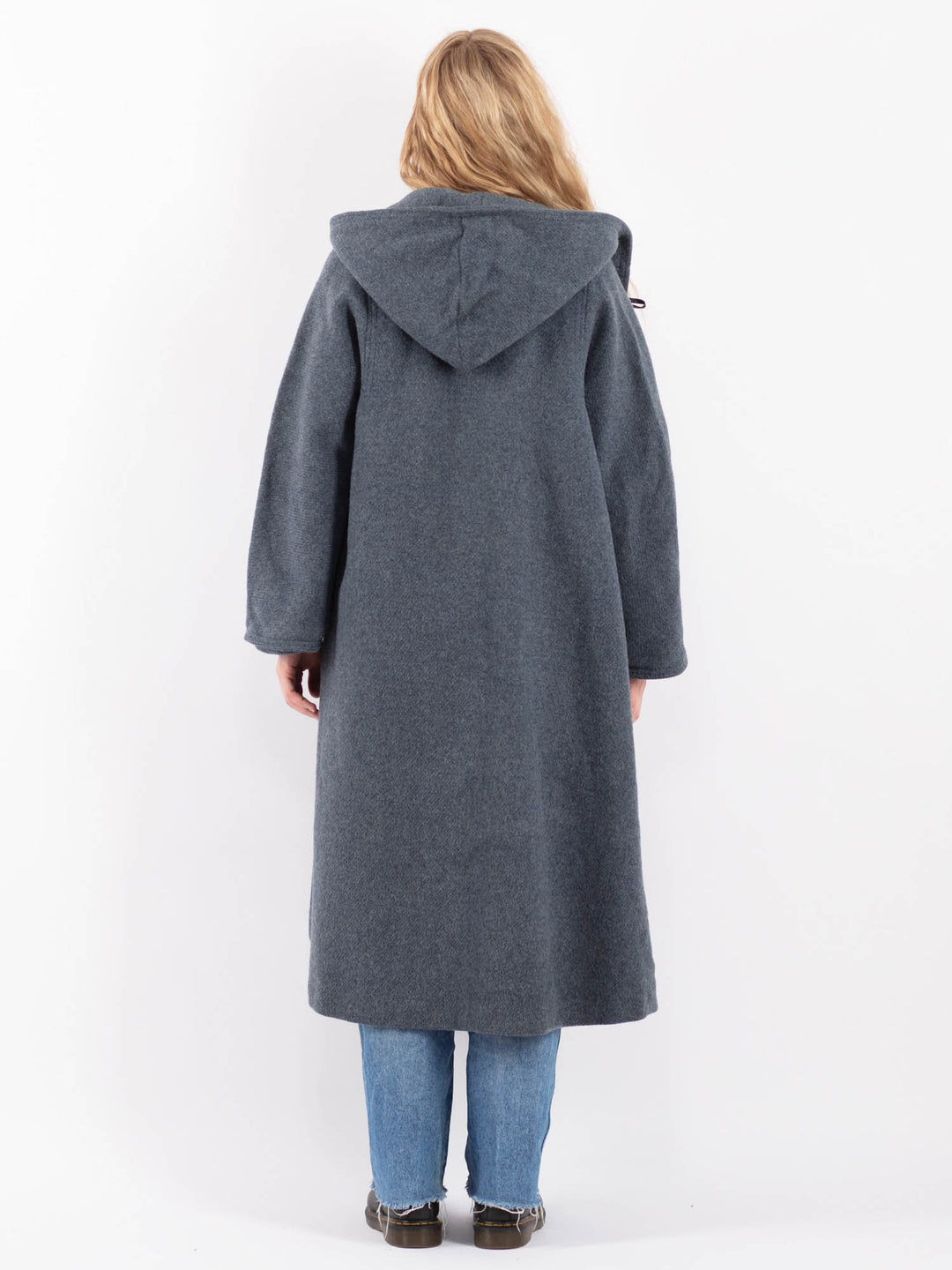 Vintage 80's Women Trench Coat in BlueV9435