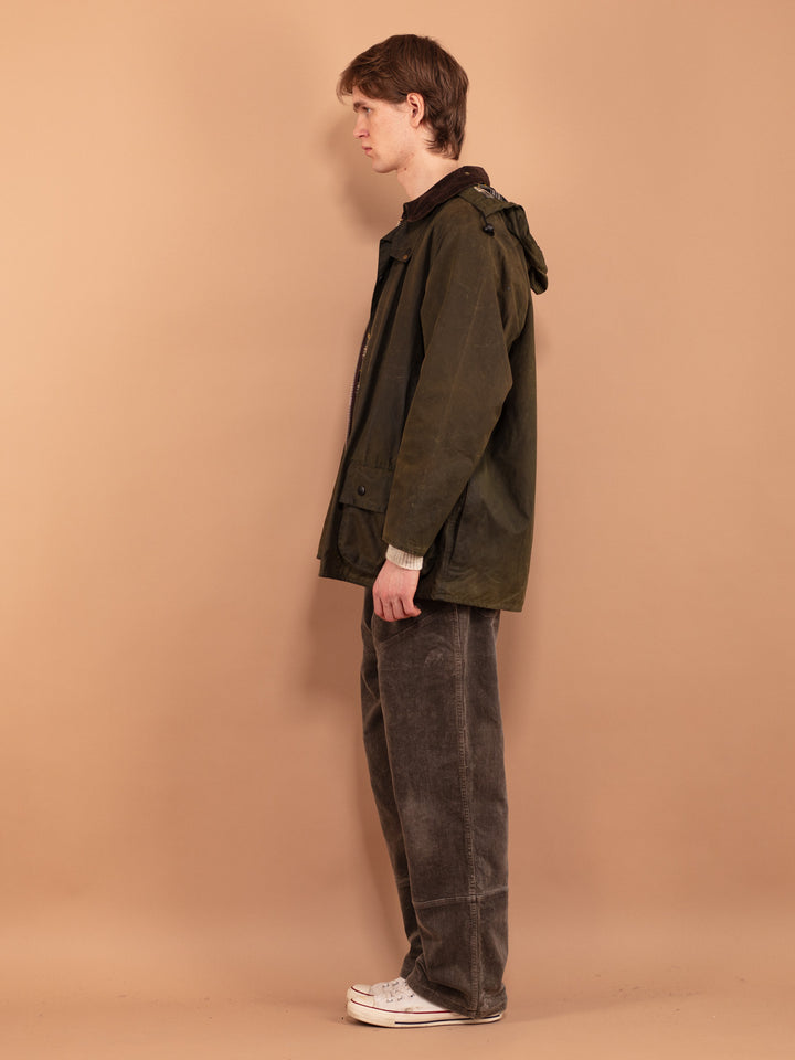Vintage 90's Men Babour Beaufort Wax Jacket - NorthernGrip