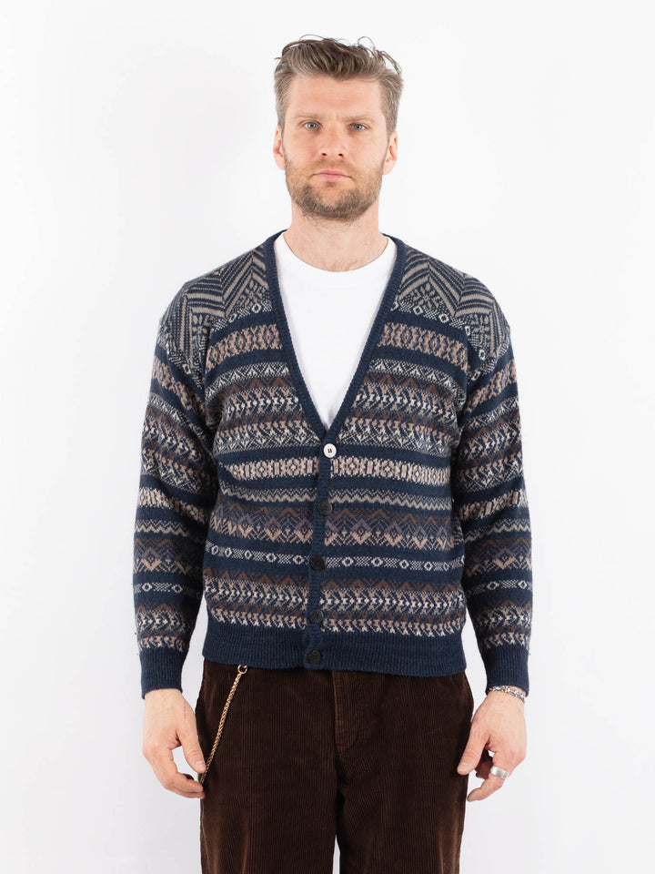 Vintage 90's Men Cardigan in BlueZ1641