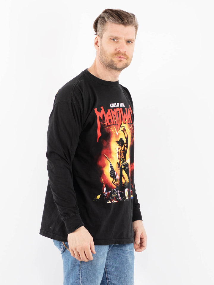 Vintage 90's Men Shirt in BlackZ1357