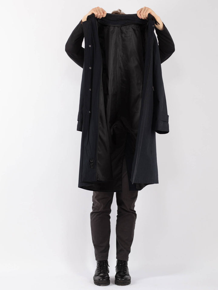 Vintage 90's Men Mac Coat in BlueZ1253