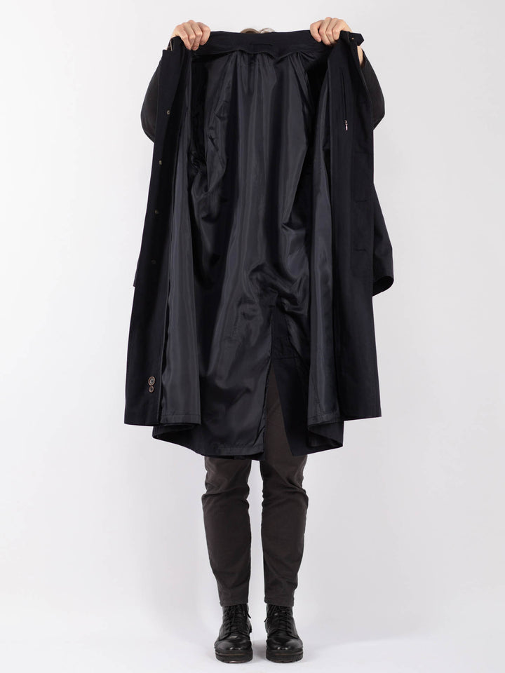 Vintage 90's Men Mac Coat in BlueZ1255