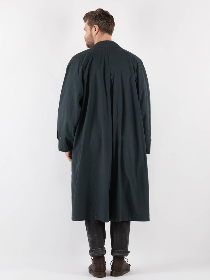 Vintage 90's Men Mac Coat in BlueZ832