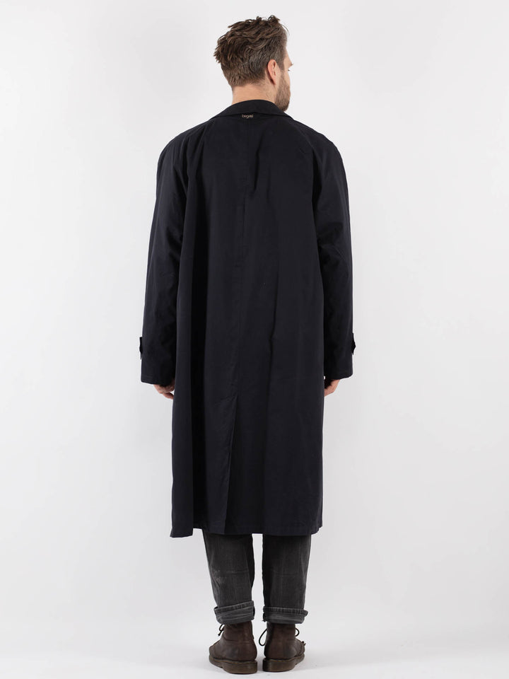 Vintage 90's Men Mac Coat in BlueZ833