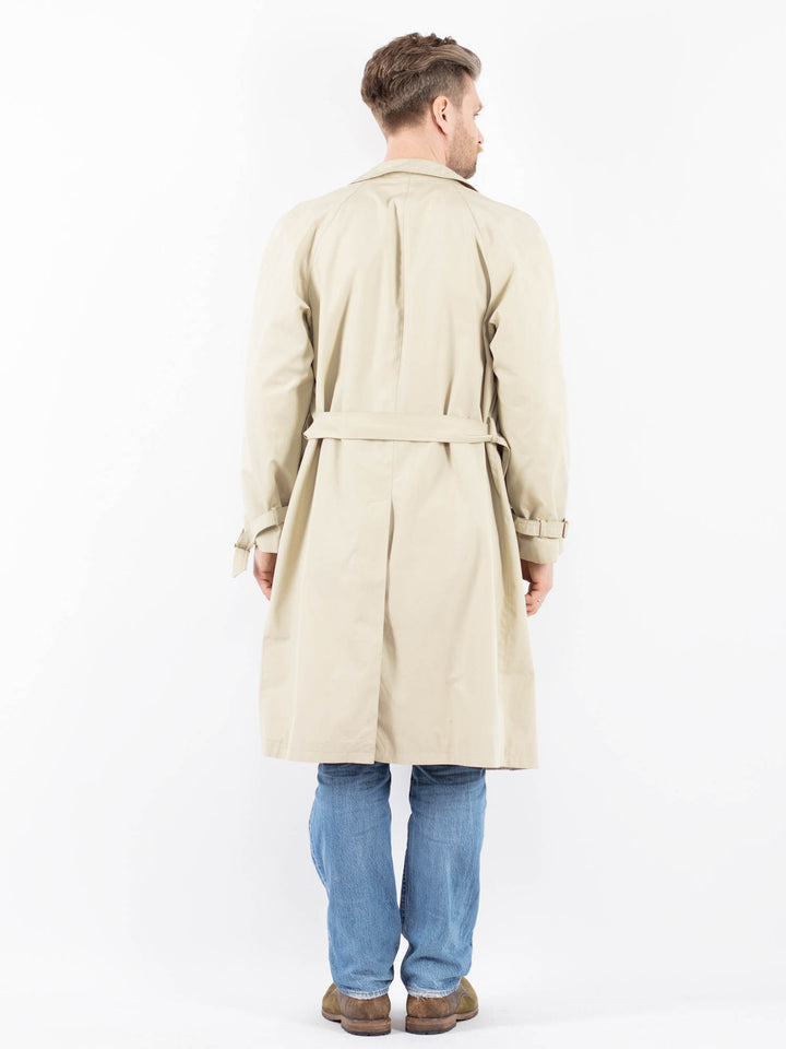 Vintage 90's Men Mac Coat in BeigeZ1462