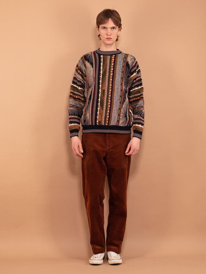 Vintage 90's Men Knitted Sweater - NorthernGrip
