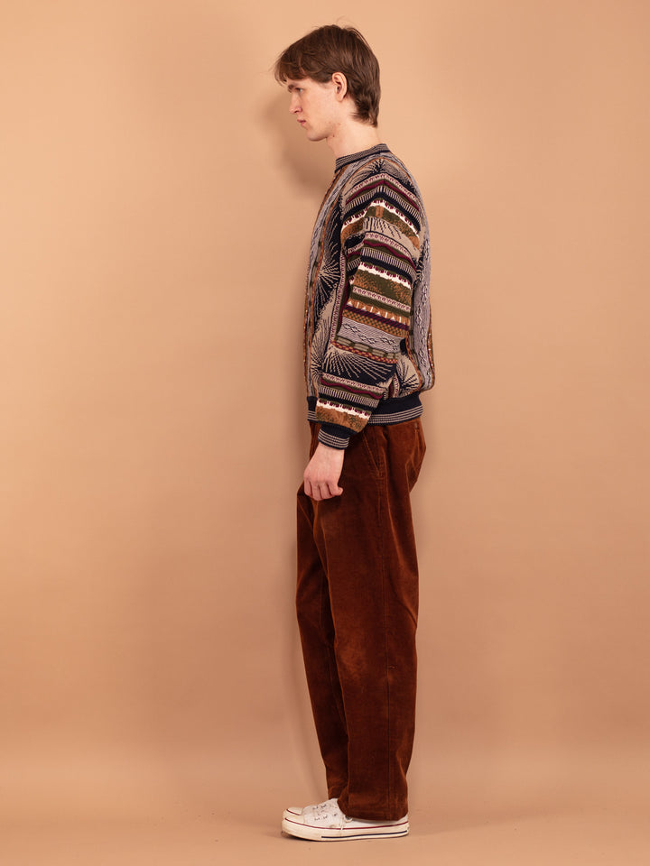 Vintage 90's Men Knitted Sweater - NorthernGrip