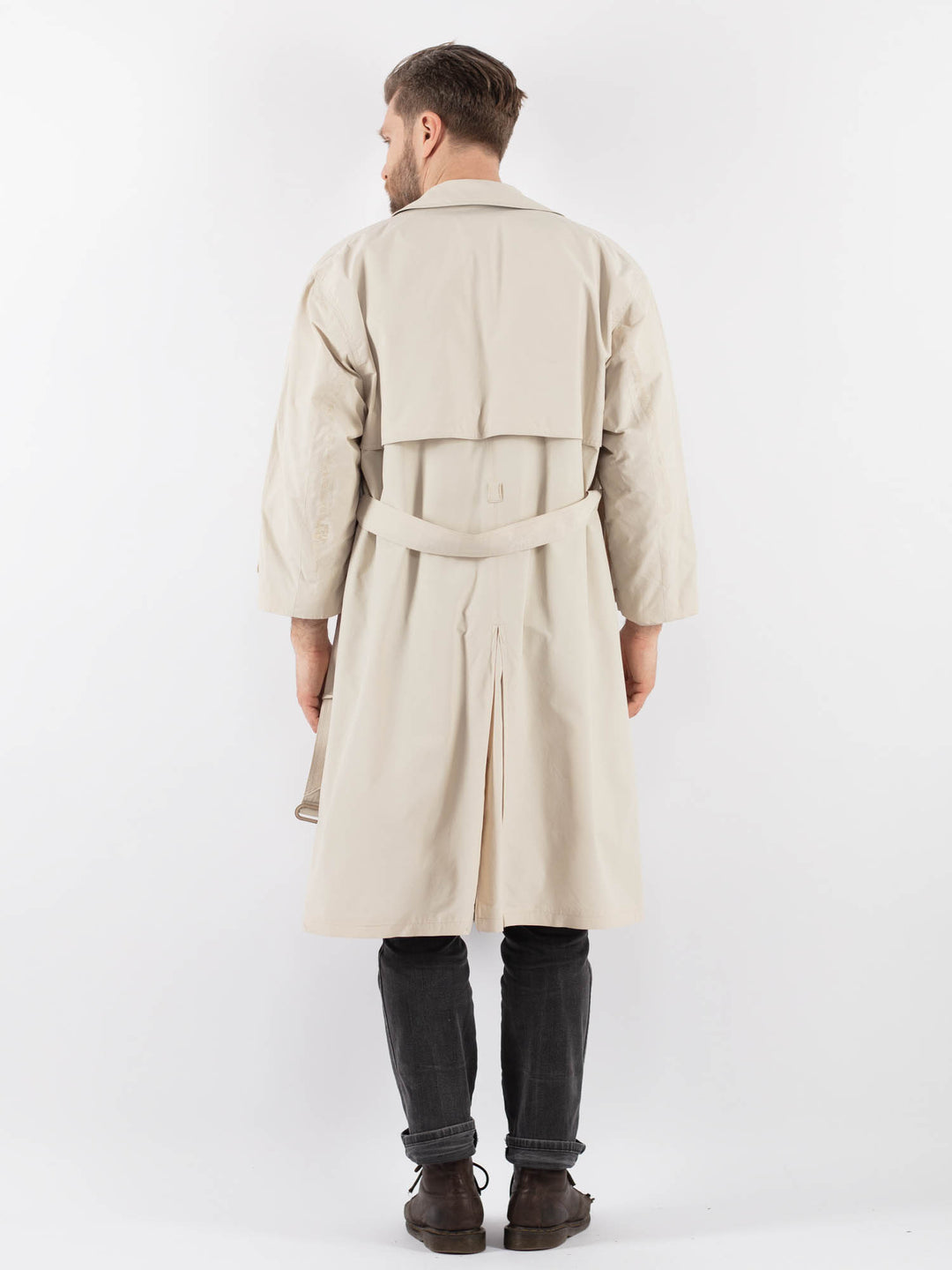 Vintage 90's Men Trench Coat in BeigeZ949