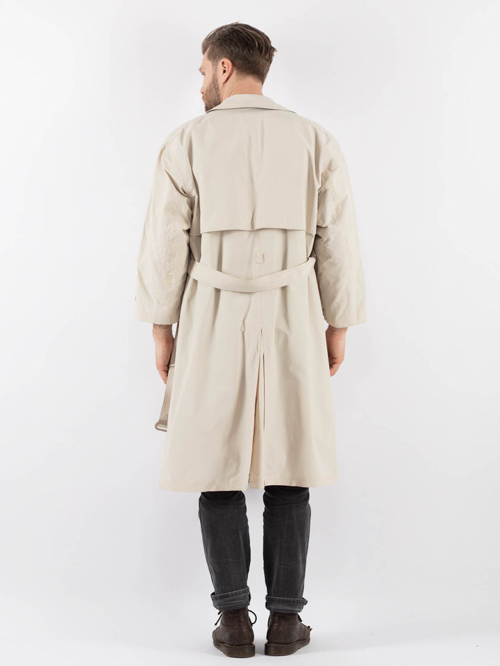 Vintage 90's Men Trench Coat in BeigeZ949