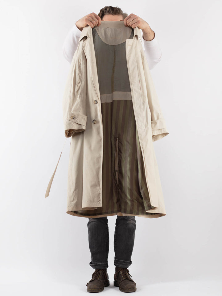 Vintage 90's Men Trench Coat in BeigeZ949