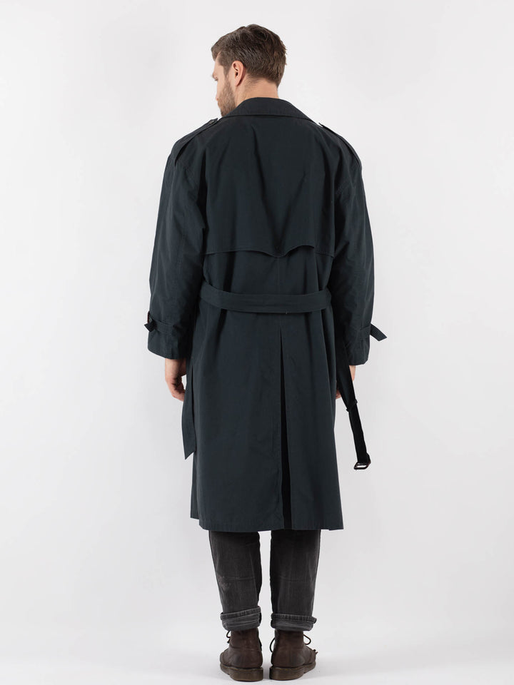 Vintage 90's Men Trench in BlueZ828