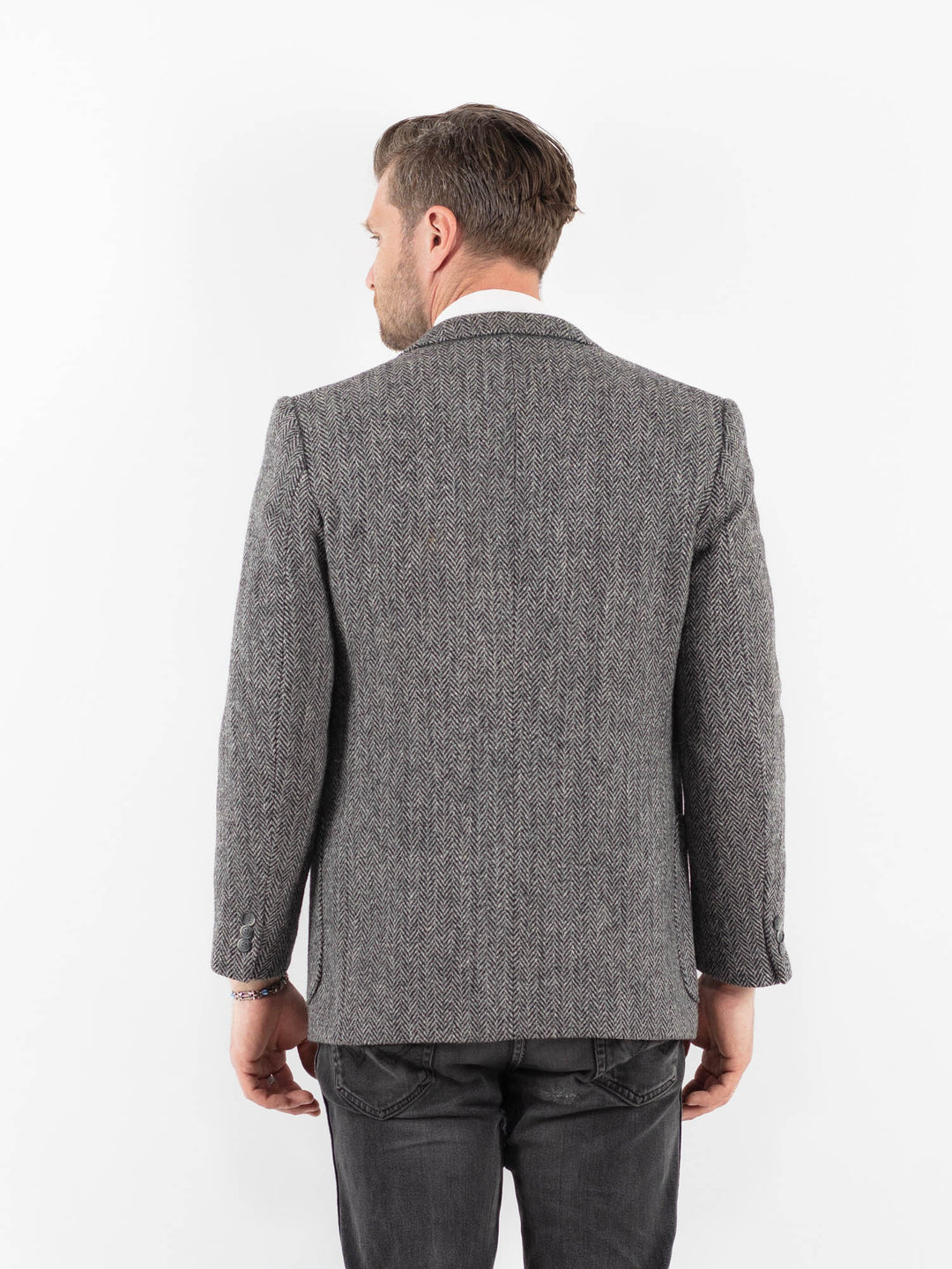 Vintage 90's Men Harris Tweed in GrayZ1726