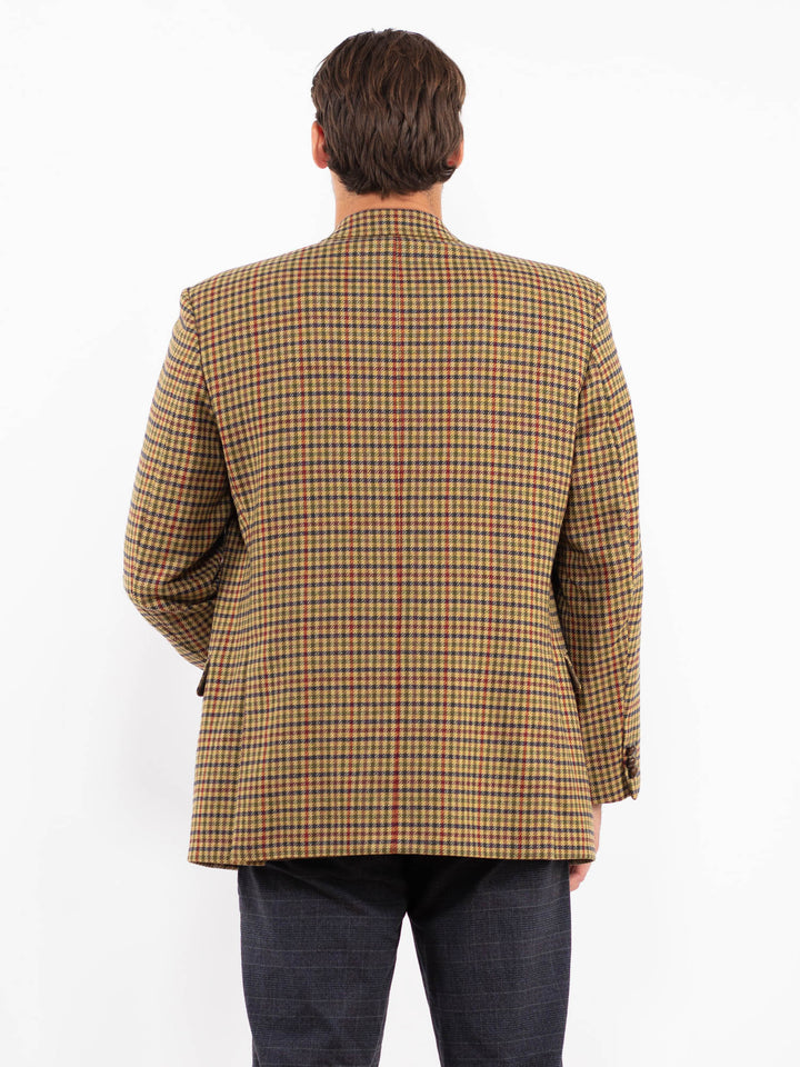Vintage 90's Men Wool Blazer Jacket in MultiZ2151