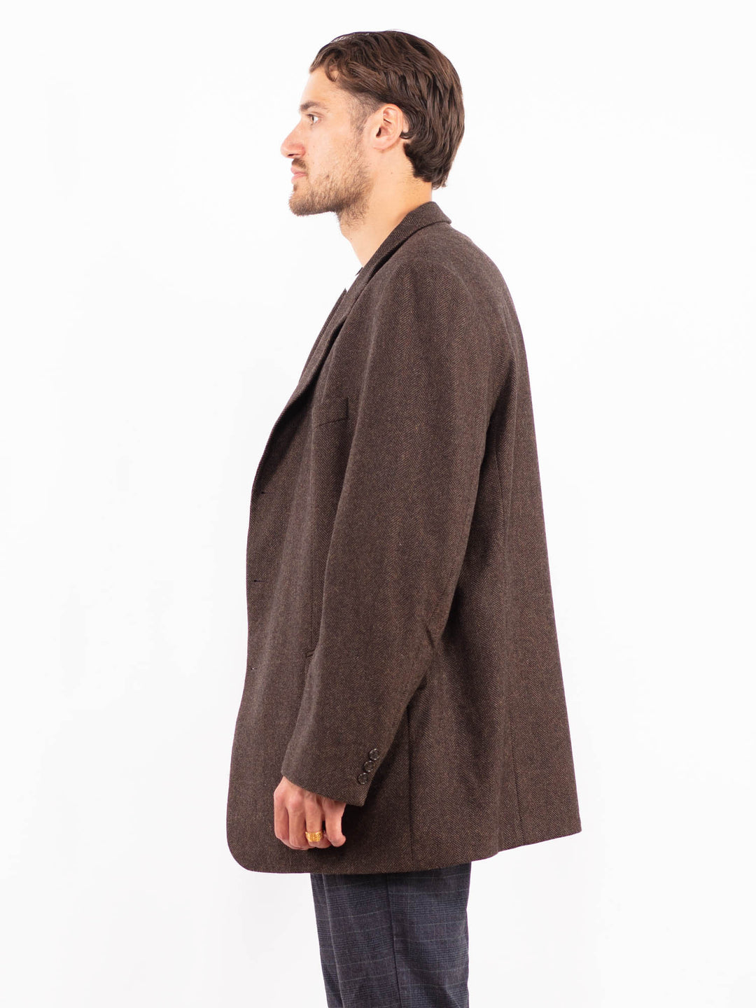 Vintage 90's Men Wool Blend Blazer Jacket in Z2156