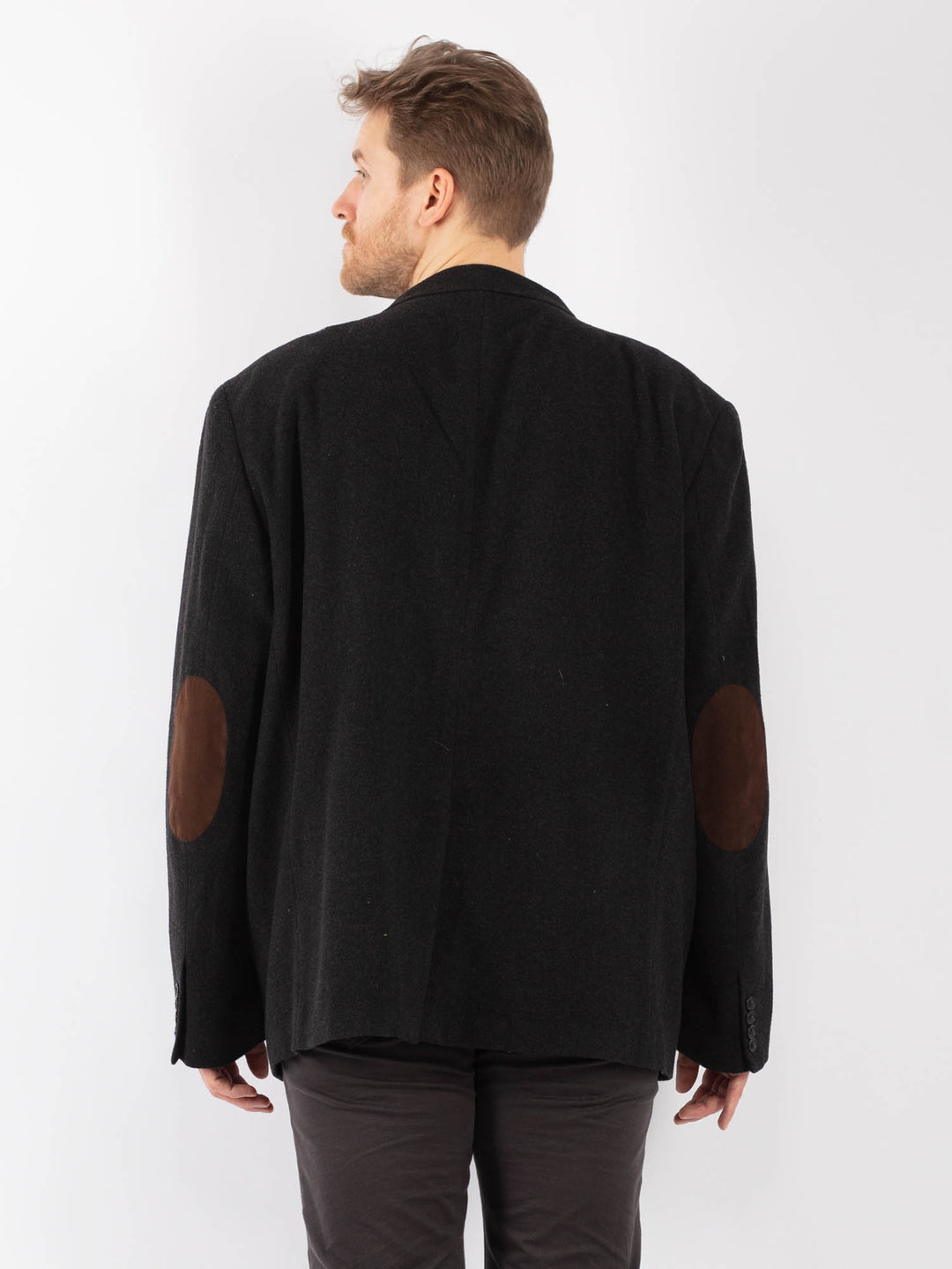 Vintage 90's Men Wool Blazer in GrayZ1269