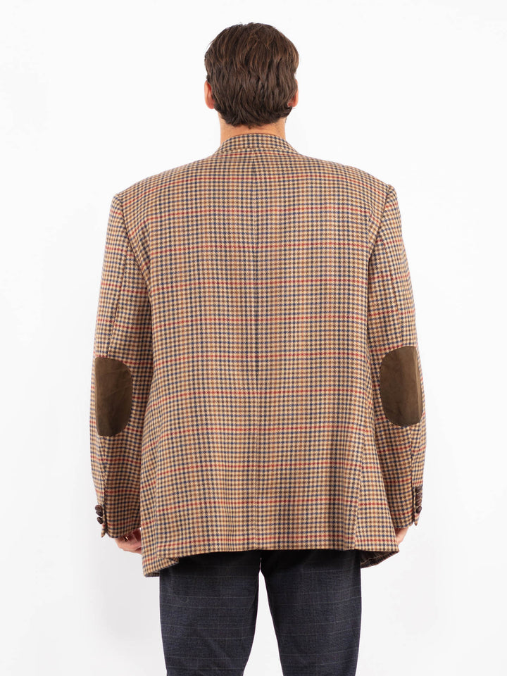 Vintage 90's Men Wool Blazer Jacket in MultiZ2228