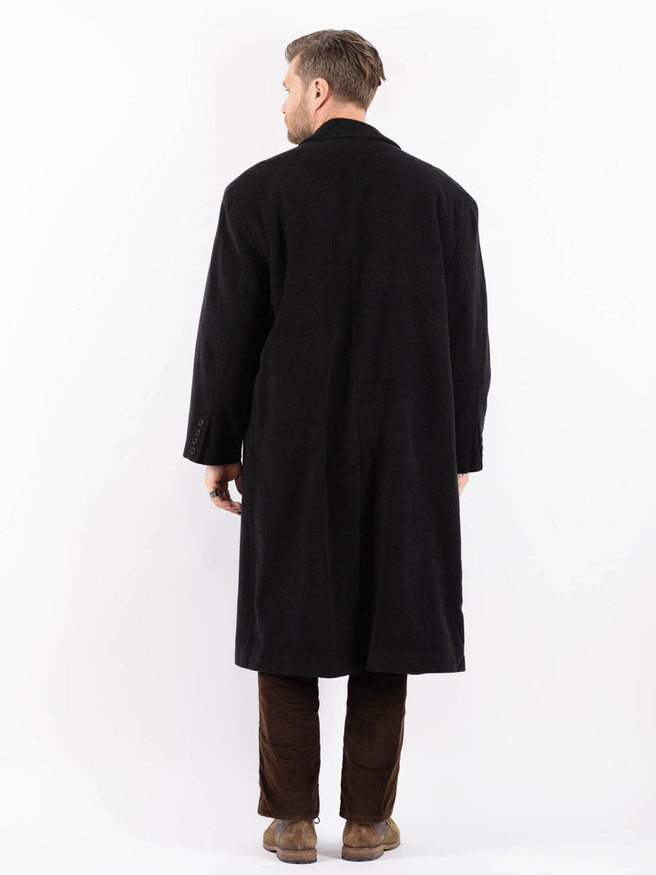 Vintage 90's Men Wool Blend Coat in GrayZ1604