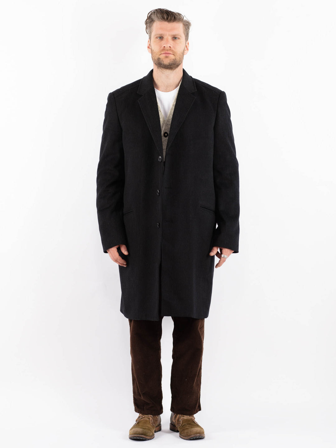 Vintage 90's Men Wool Blend in GrayZ1608