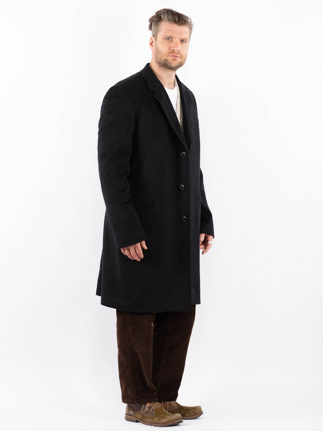 Vintage 90's Men Wool Blend in GrayZ1608