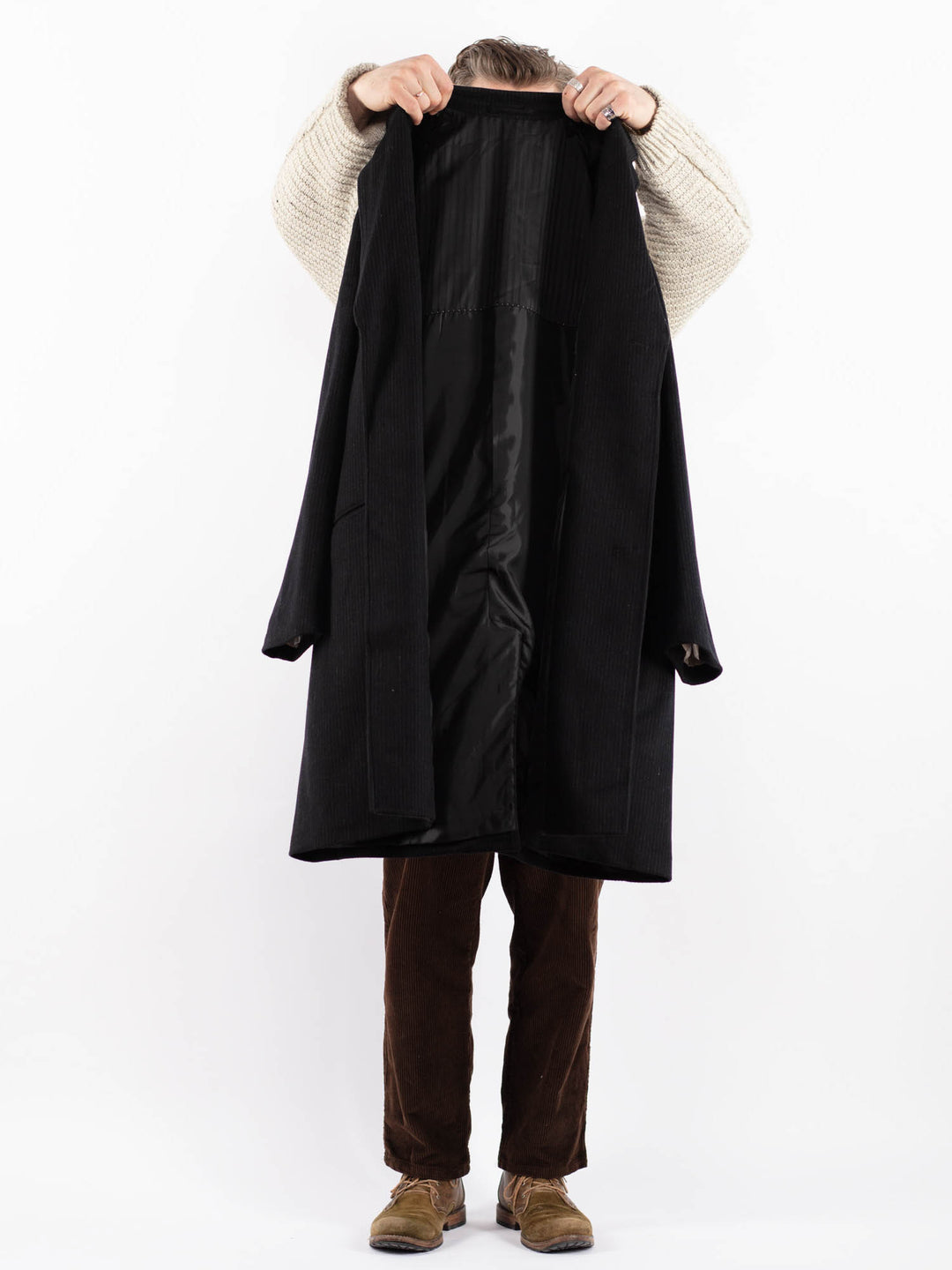 Vintage 90's Men Wool Blend in GrayZ1608