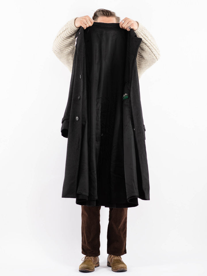 Vintage 90's Men Wool Blend Coat in GrayZ1591