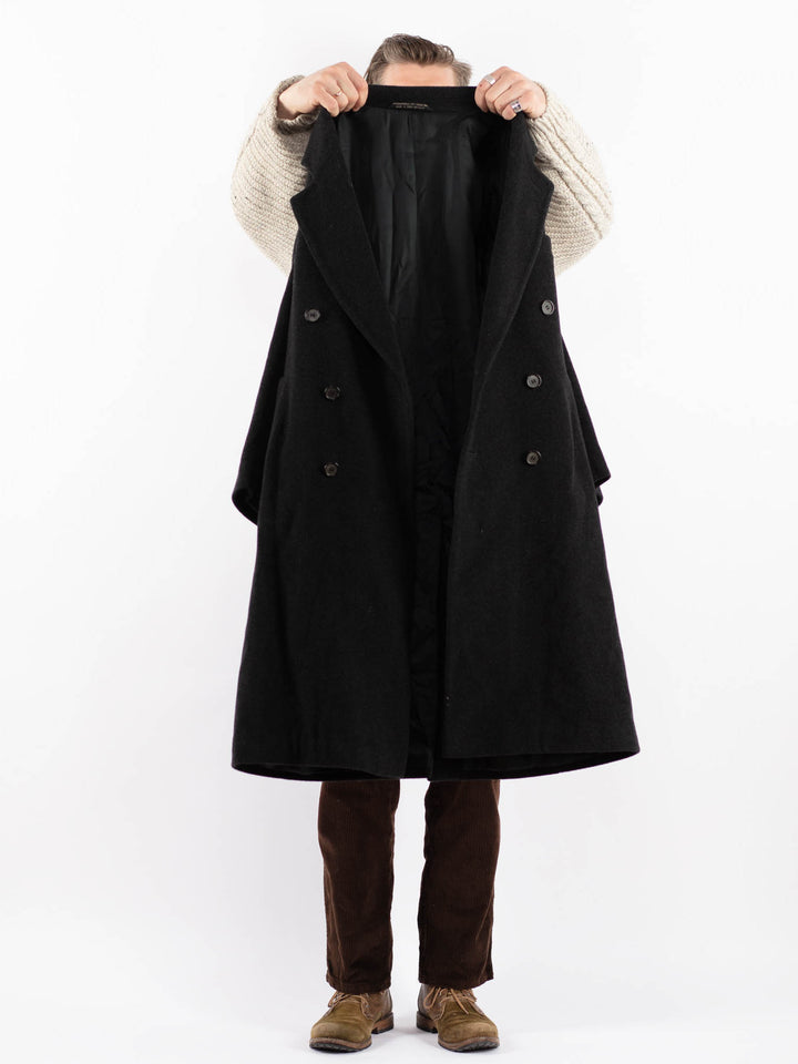 Vintage 90's Men Wool Blend Coat in GrayZ1599