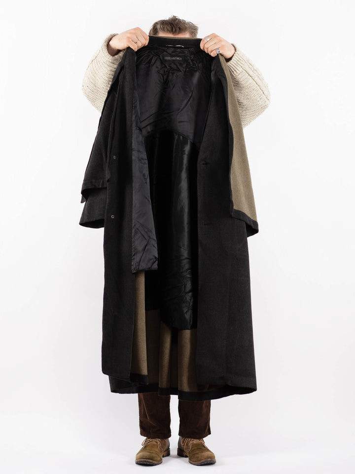 Vintage 90's Men Wool Blend Coat in GrayZ1618