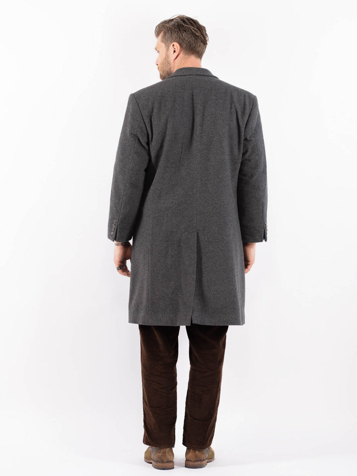 Vintage 90's Men Wool Blend c in GrayZ1623