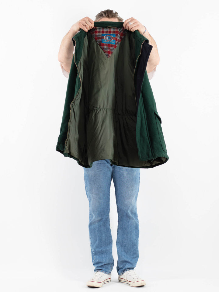 Vintage 90's Men Wool Blend Jacket in GreenZ1774