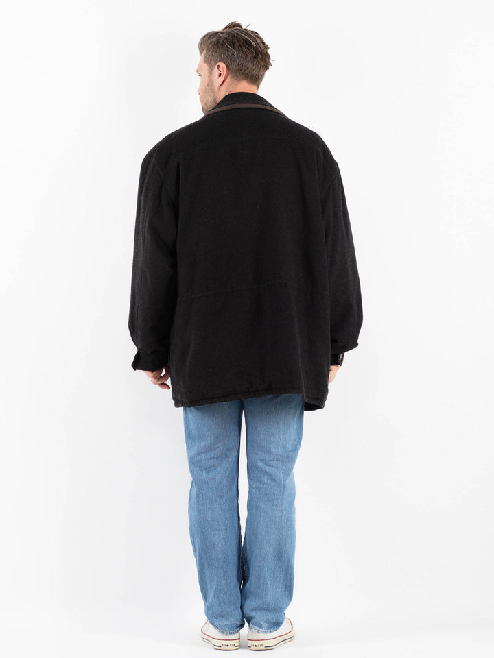 Vintage 90's Men Wool Blend Jacket in GrayZ1770