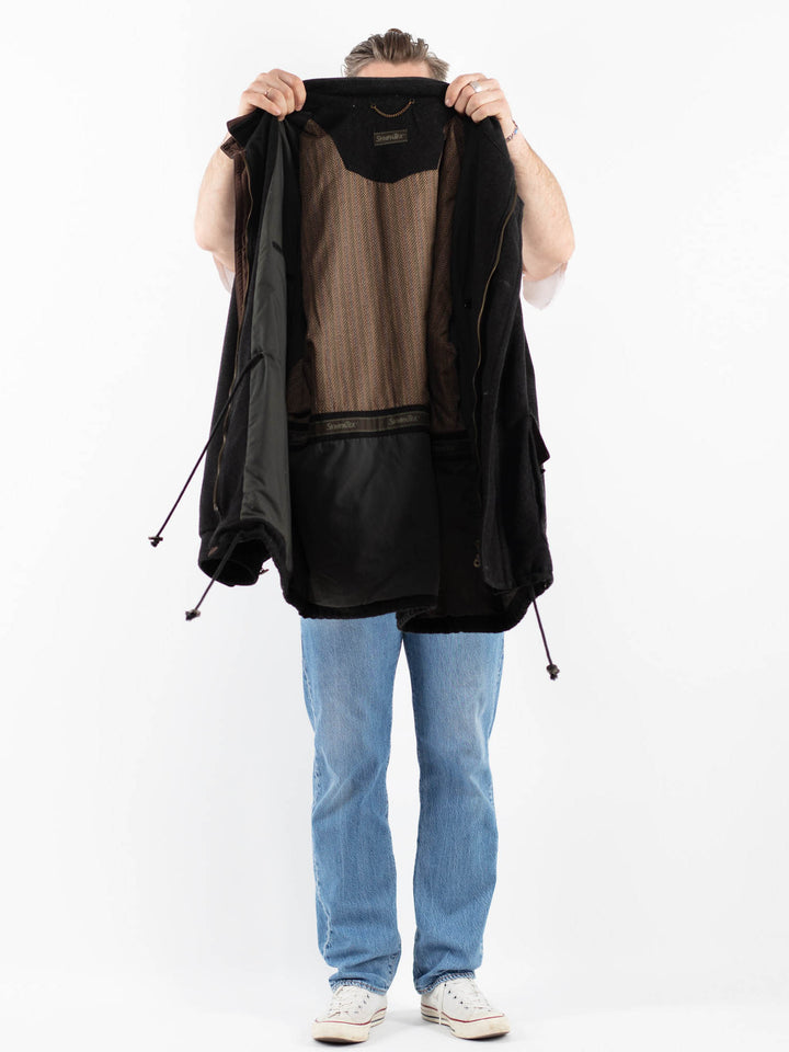 Vintage 90's Men Wool Blend Jacket in GrayZ1770