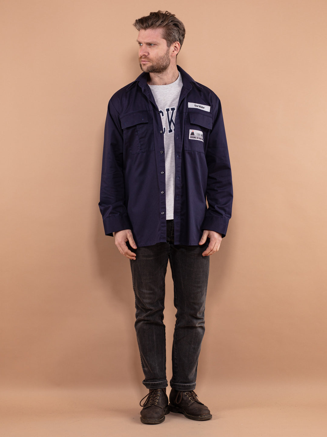 Vintage 90's Men Work Shirt - NorthernGrip
