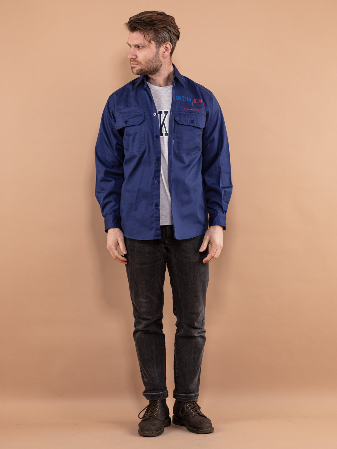 Vintage 90's Men Work Shirt - NorthernGrip