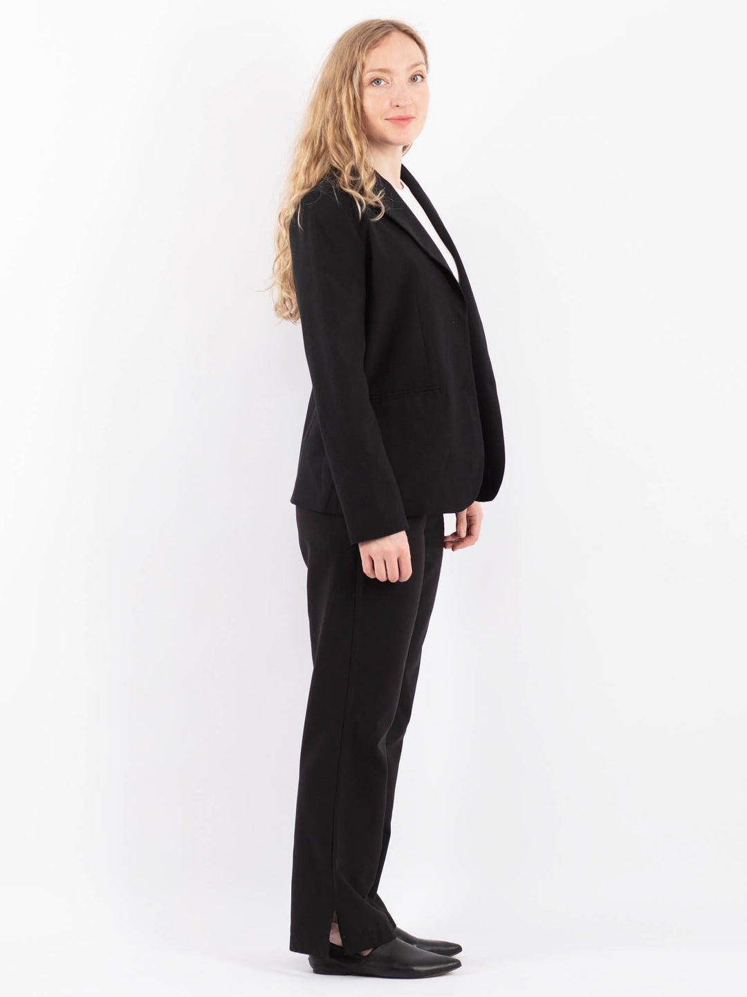 Vintage 90's Women Pantsuit in Black